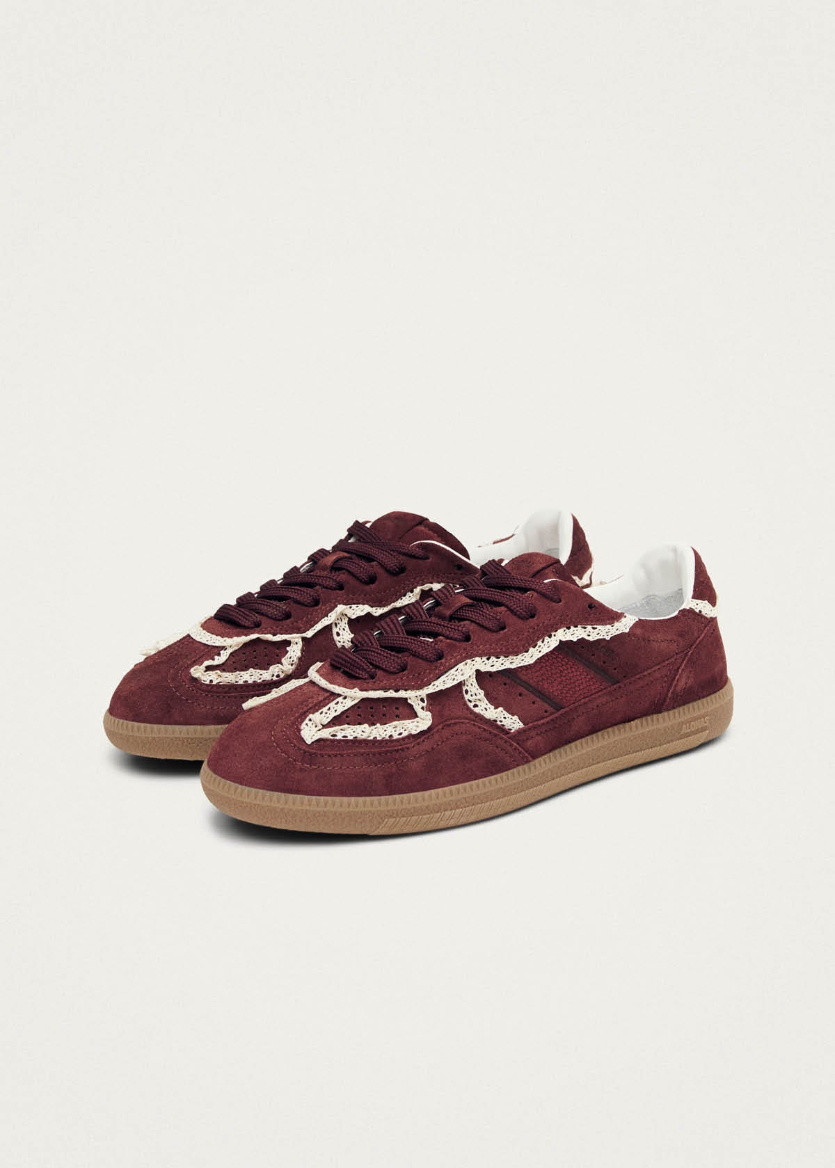 Tb.490 Crochet Burgundy Leather Sneakers - Image 8
