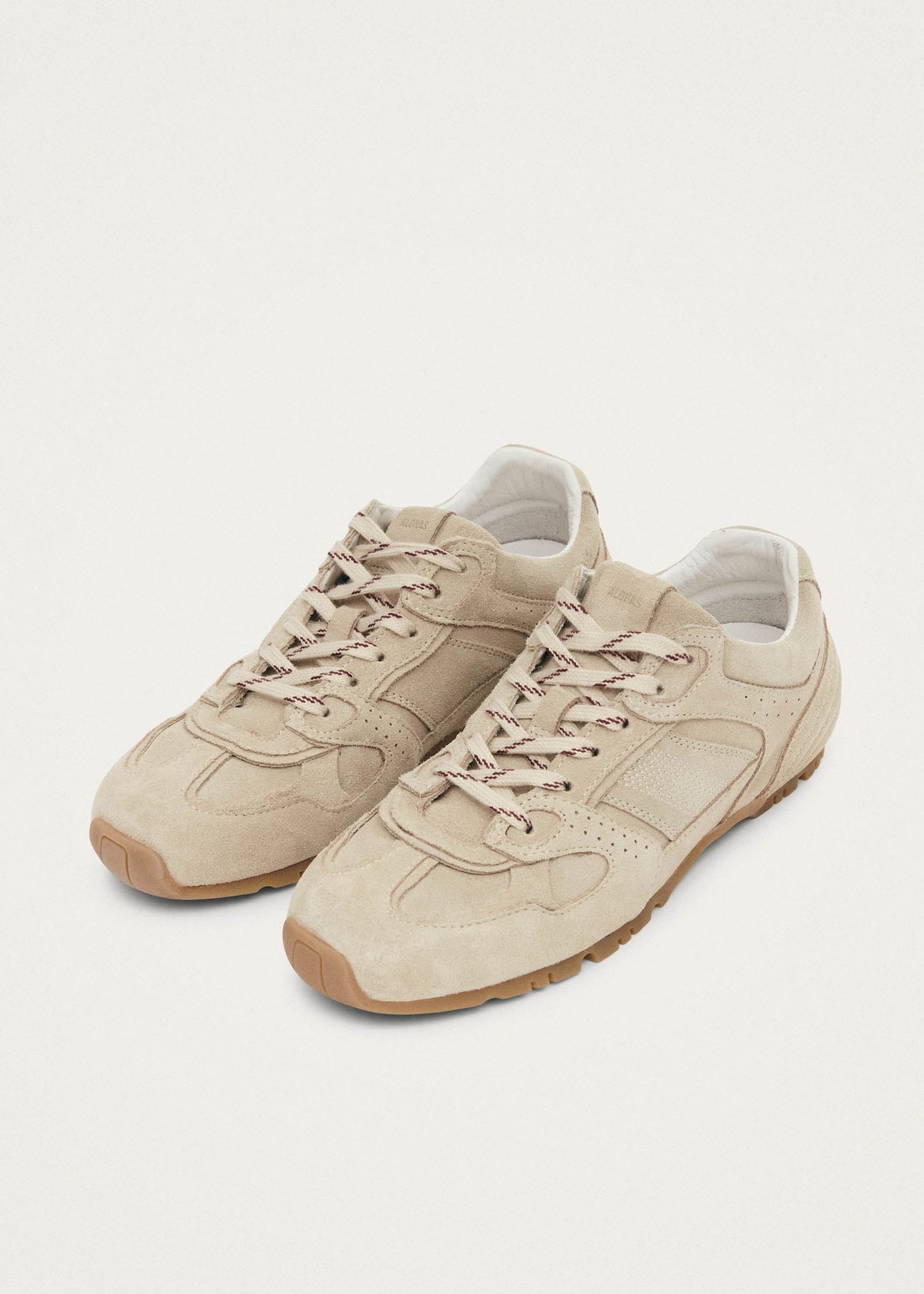 Tb.56 Suede Cream Leather Sneakers - Image 6