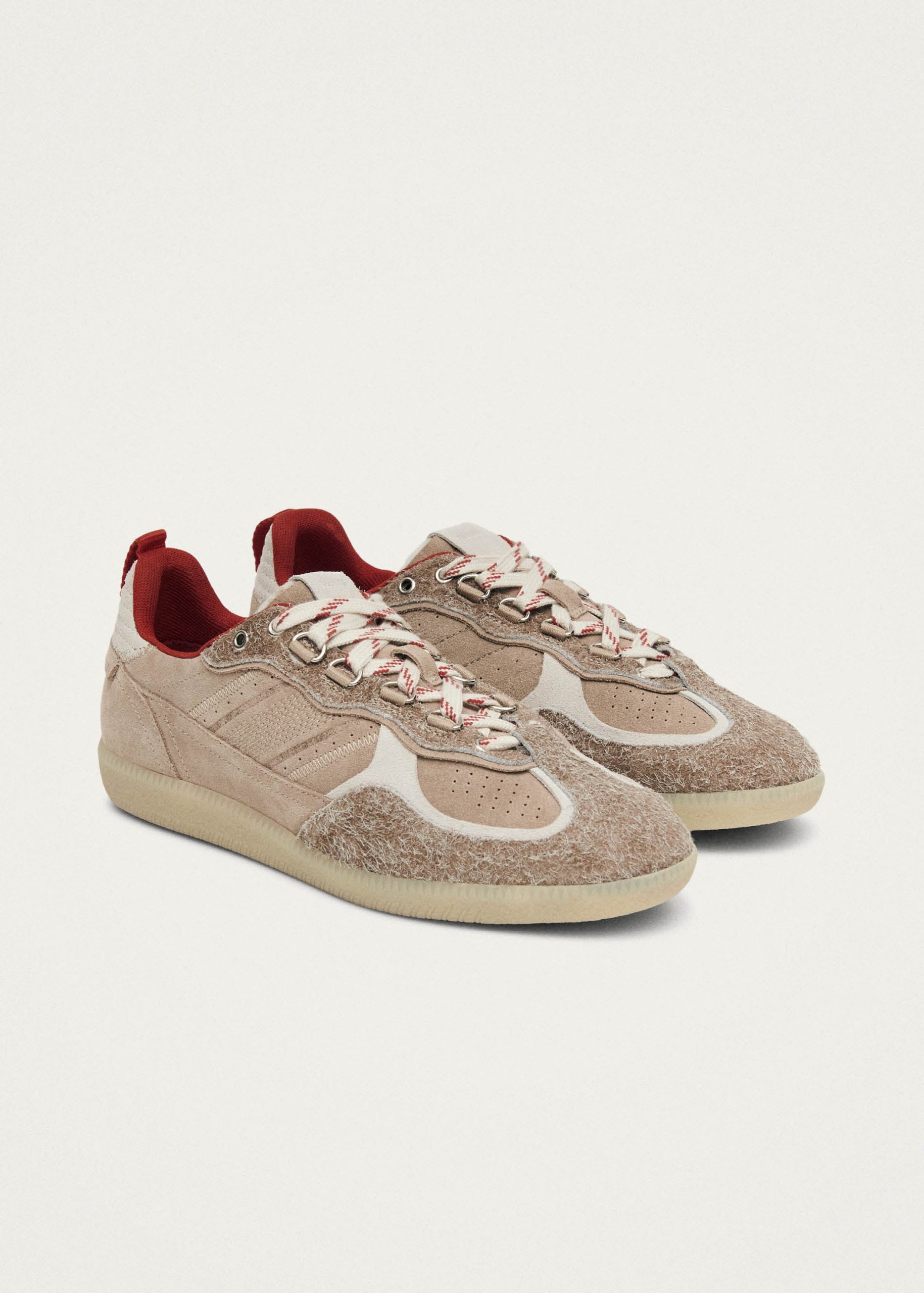 Tb.490 Trek Beige Leather Sneakers - Image 2