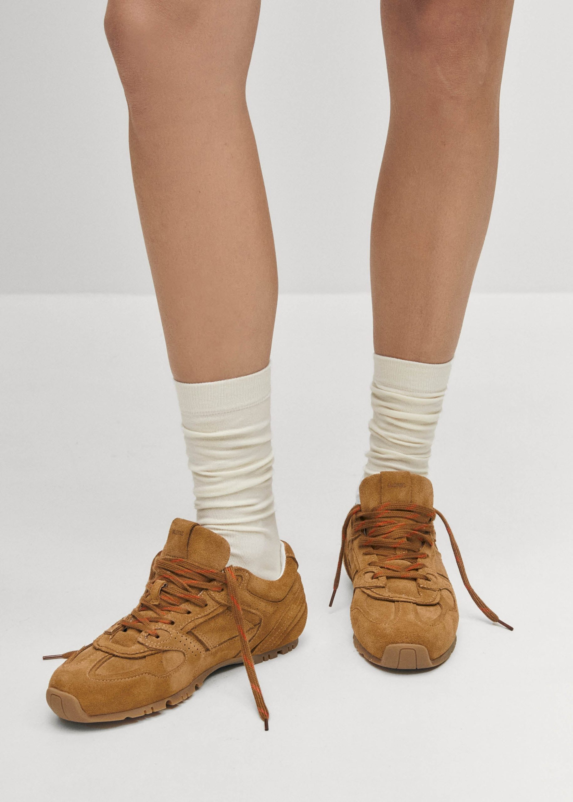Tb.56 Suede Tan Leather Sneakers - Image 2