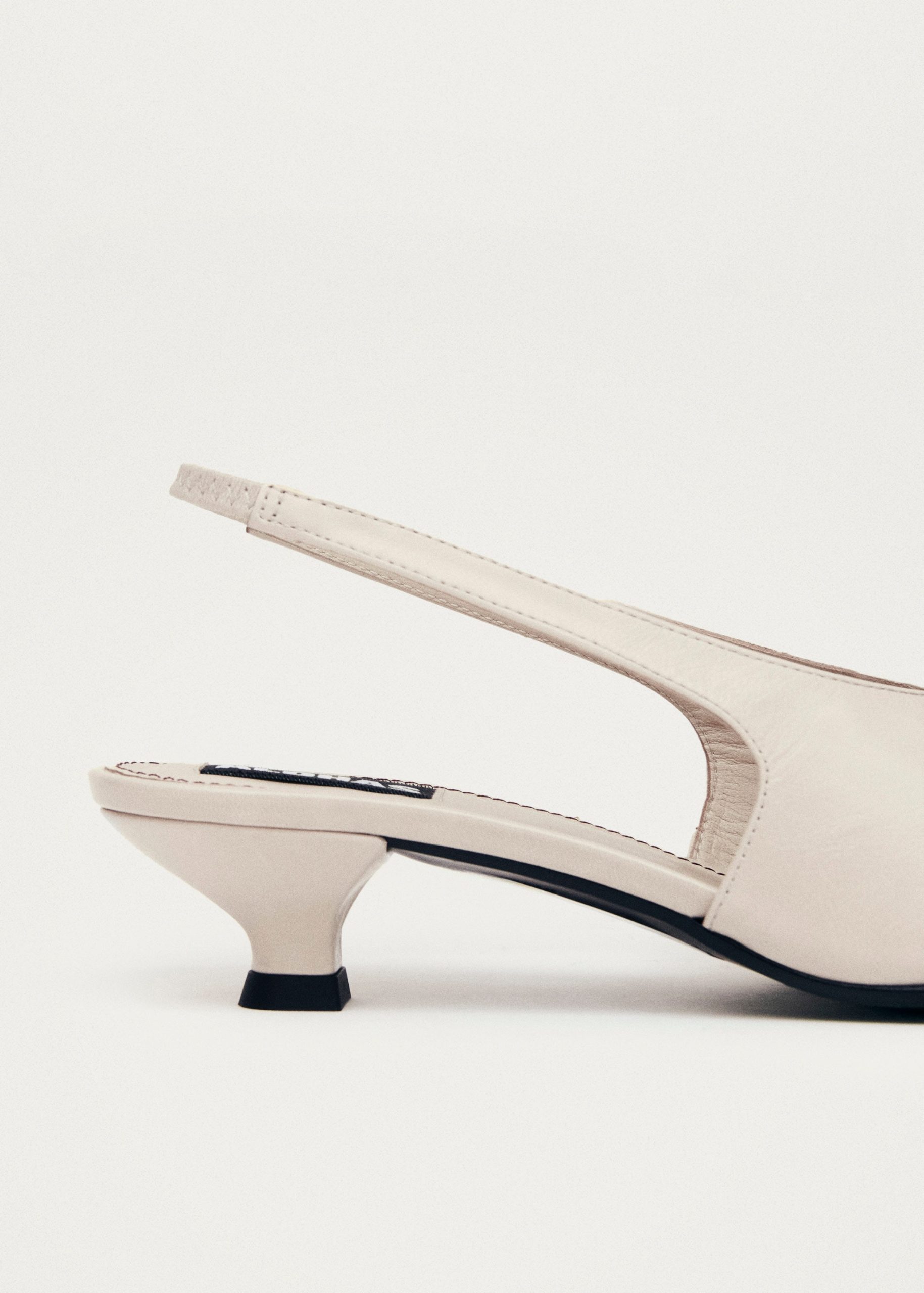 Eros Cream Leather Pumps - Image 8