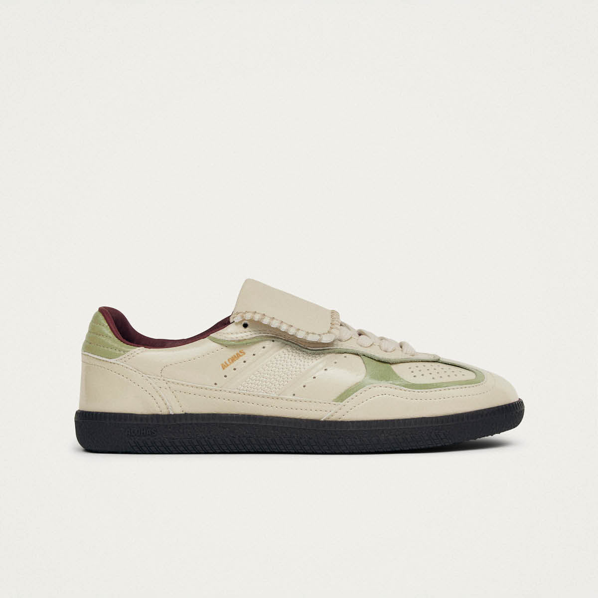 Tb.490 Club Patent Cream Leather Sneakers - Image 3