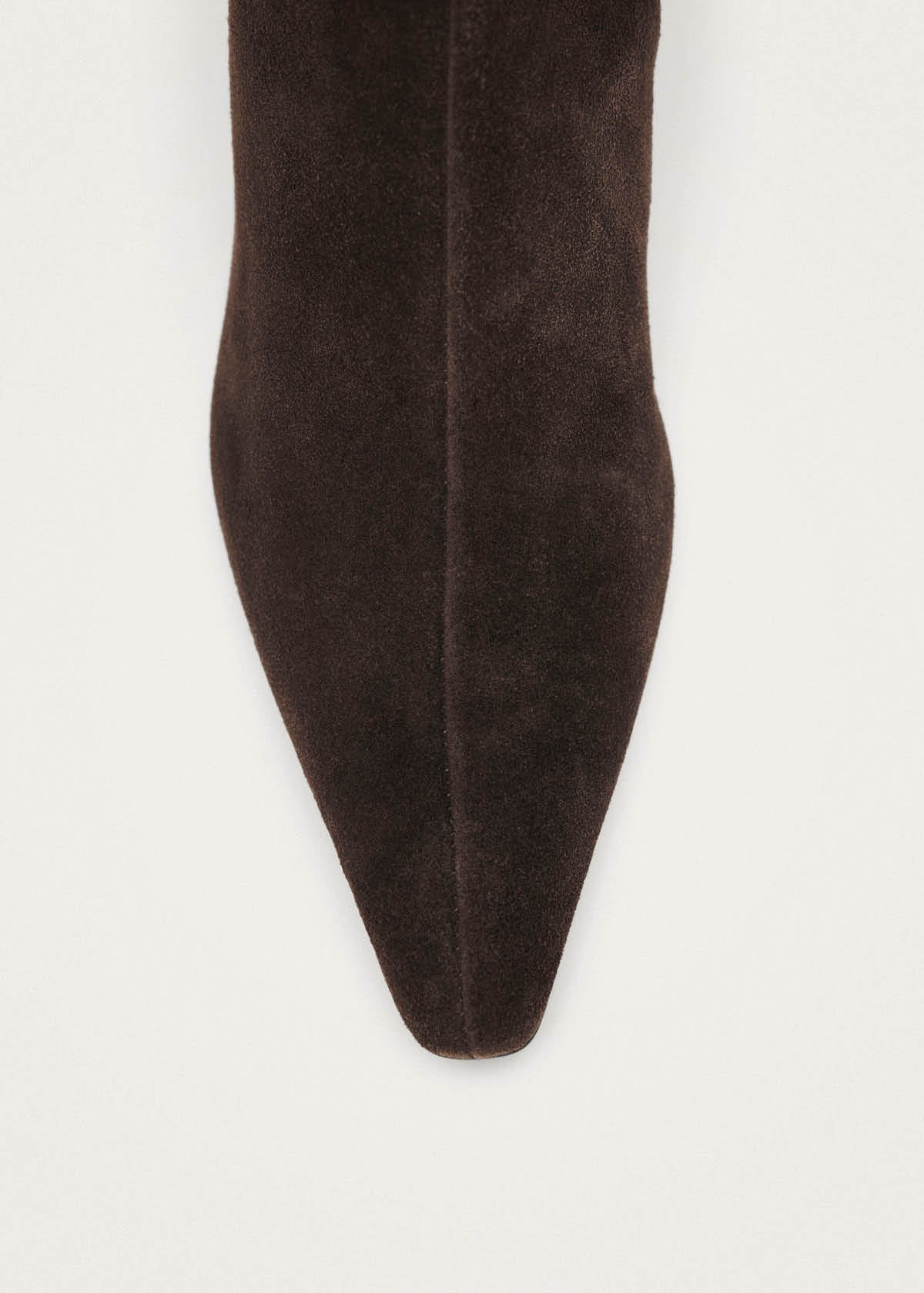 Ambar Suede Brown Leather Ankle Boots - Image 7