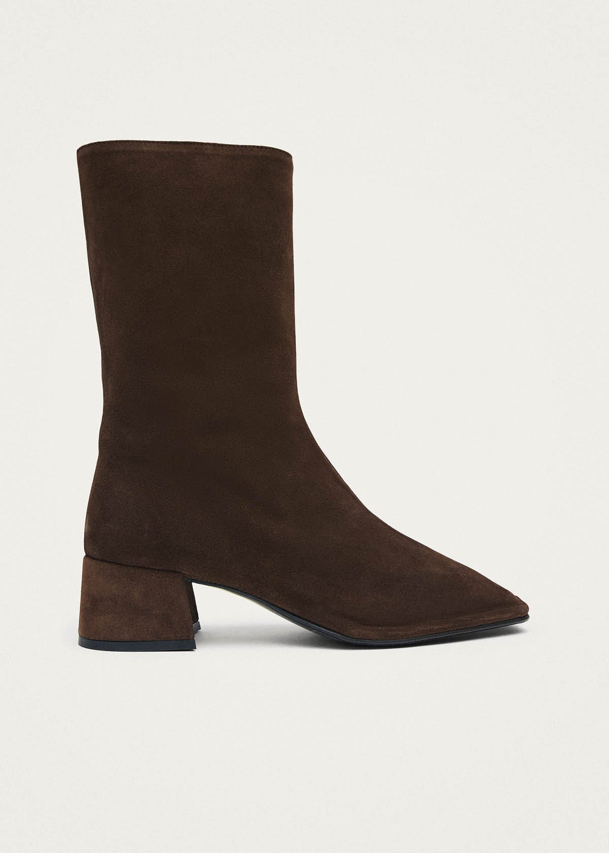 Berlin Suede Brown Leather Ankle Boots