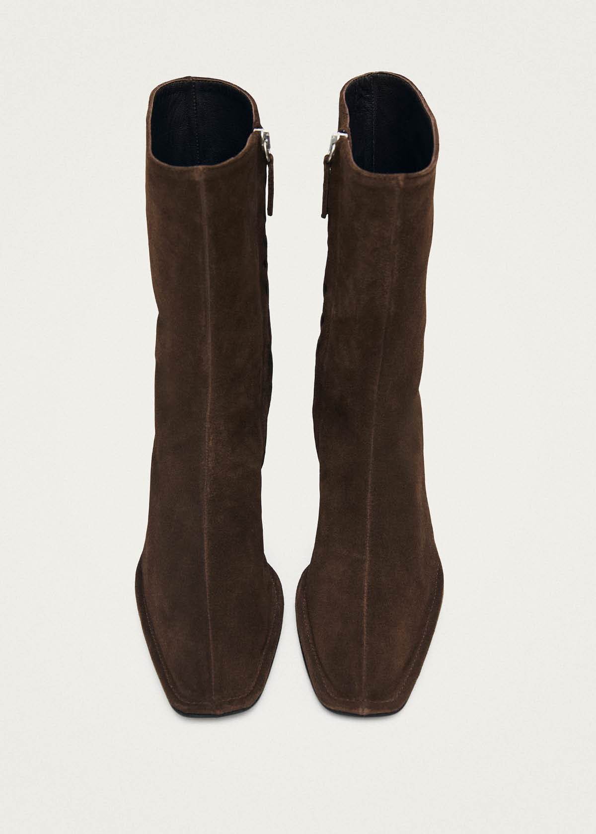 Berlin Suede Brown Leather Ankle Boots - Image 6