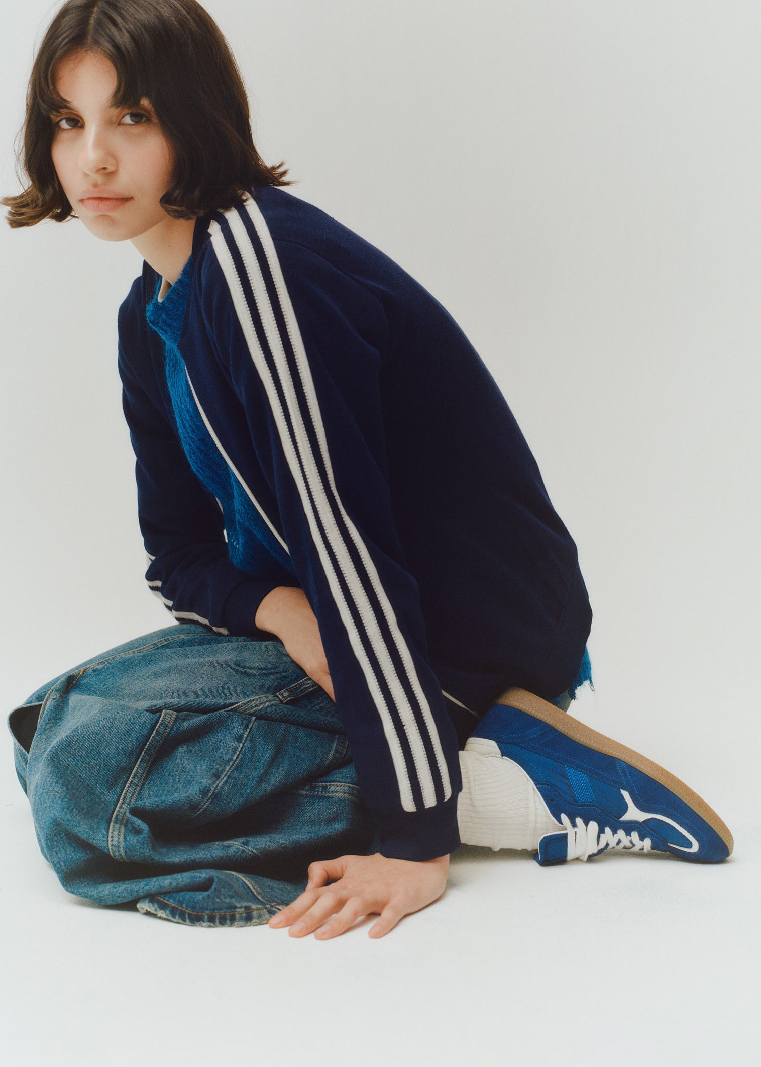 Tb.490 Rife Sheen Blue Leather Sneakers - Image 2