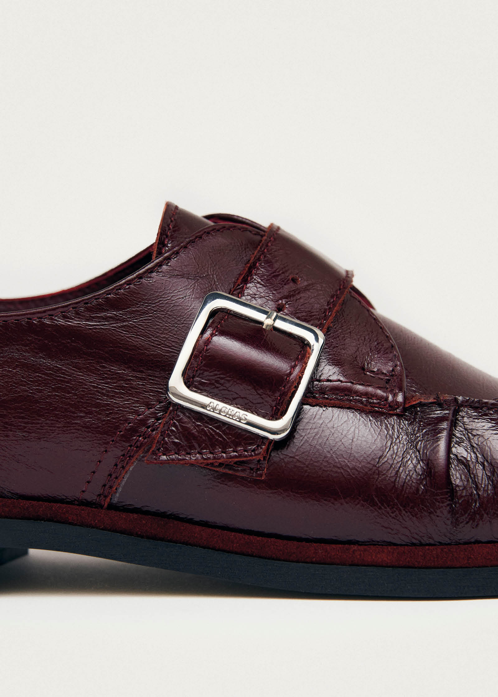 Brandy Burgundy Leather Loafers - Image 6