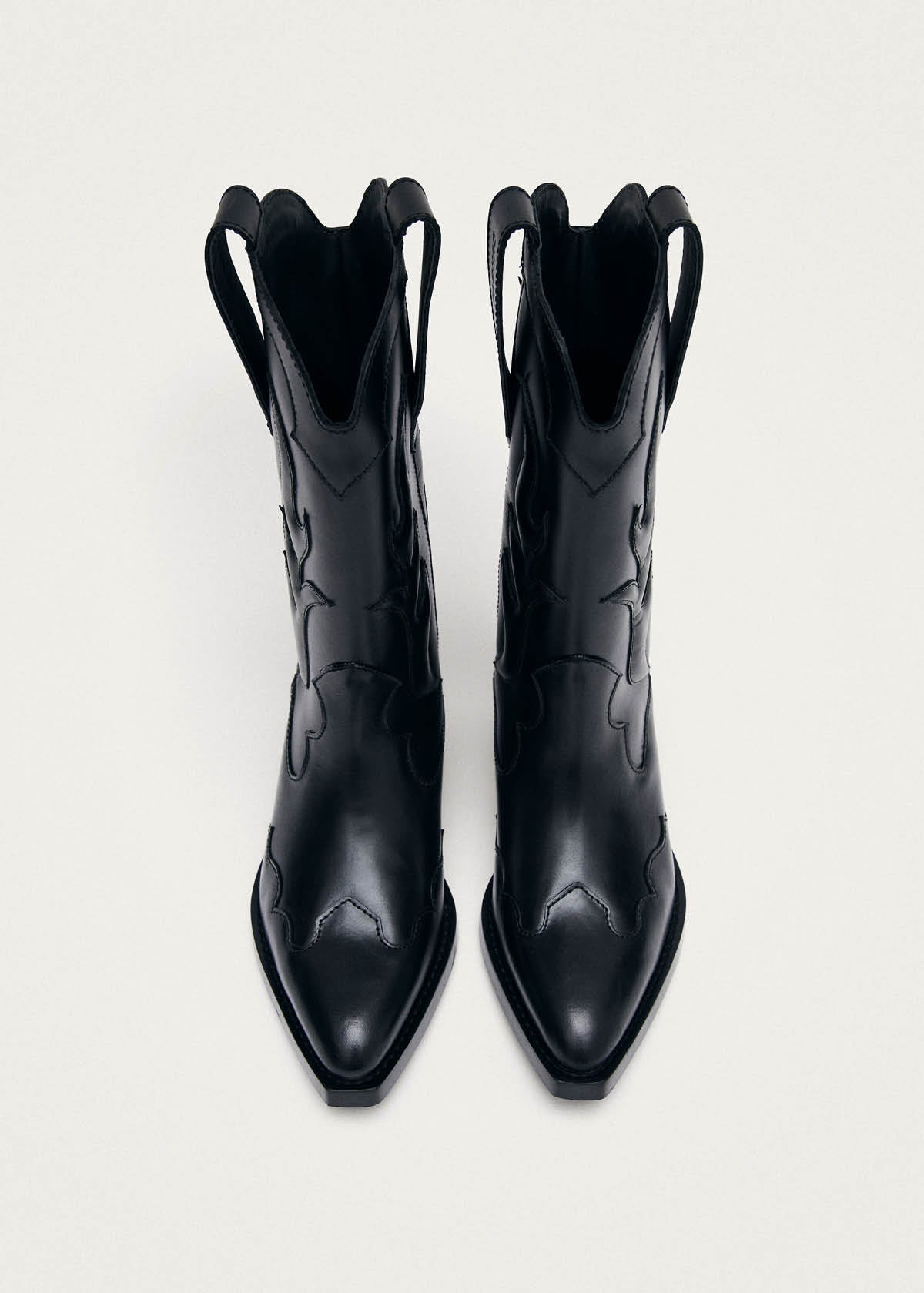 Calyx Black Leather Boots - Image 7