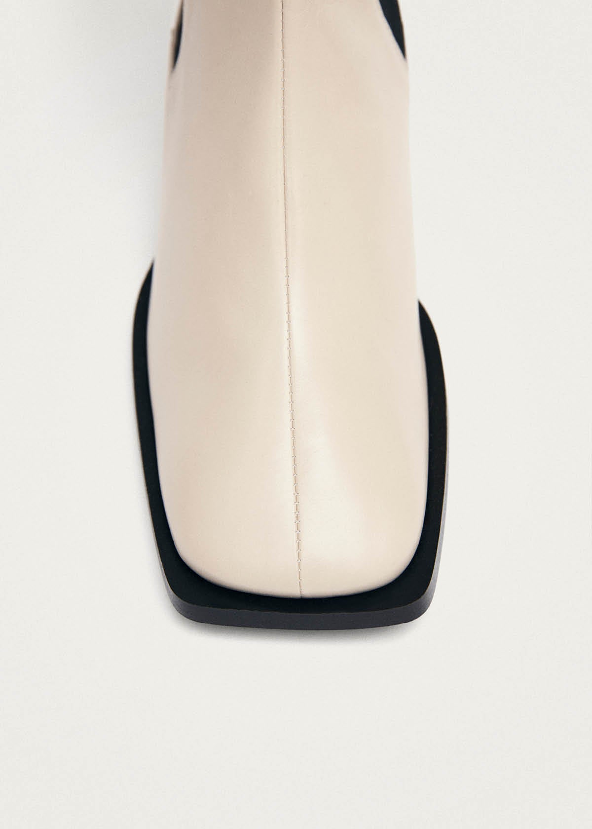 Elowen Rift Cream Leather Boots - Image 5