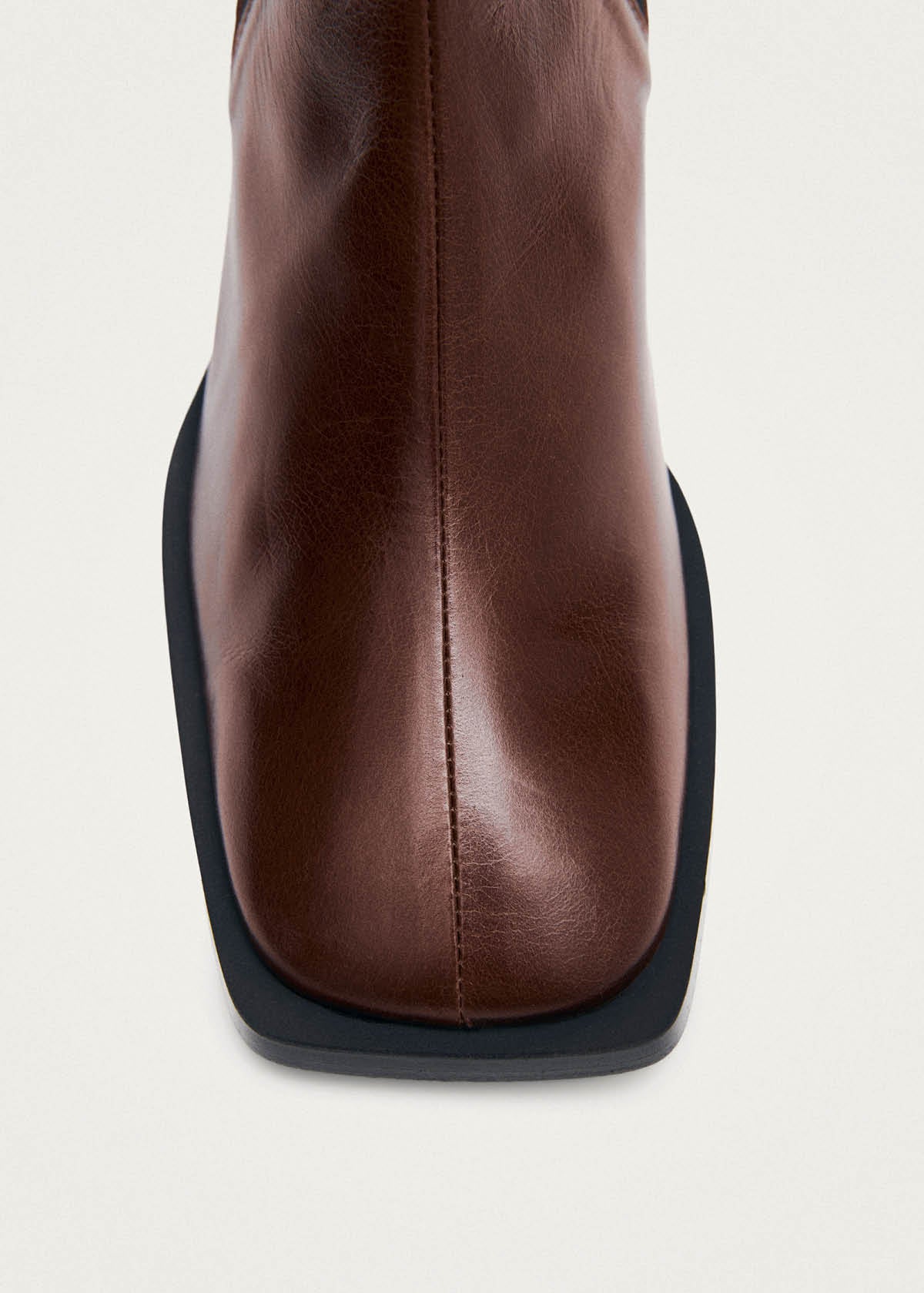 Elowen Rift Dark Chocolate Leather Boots - Image 5