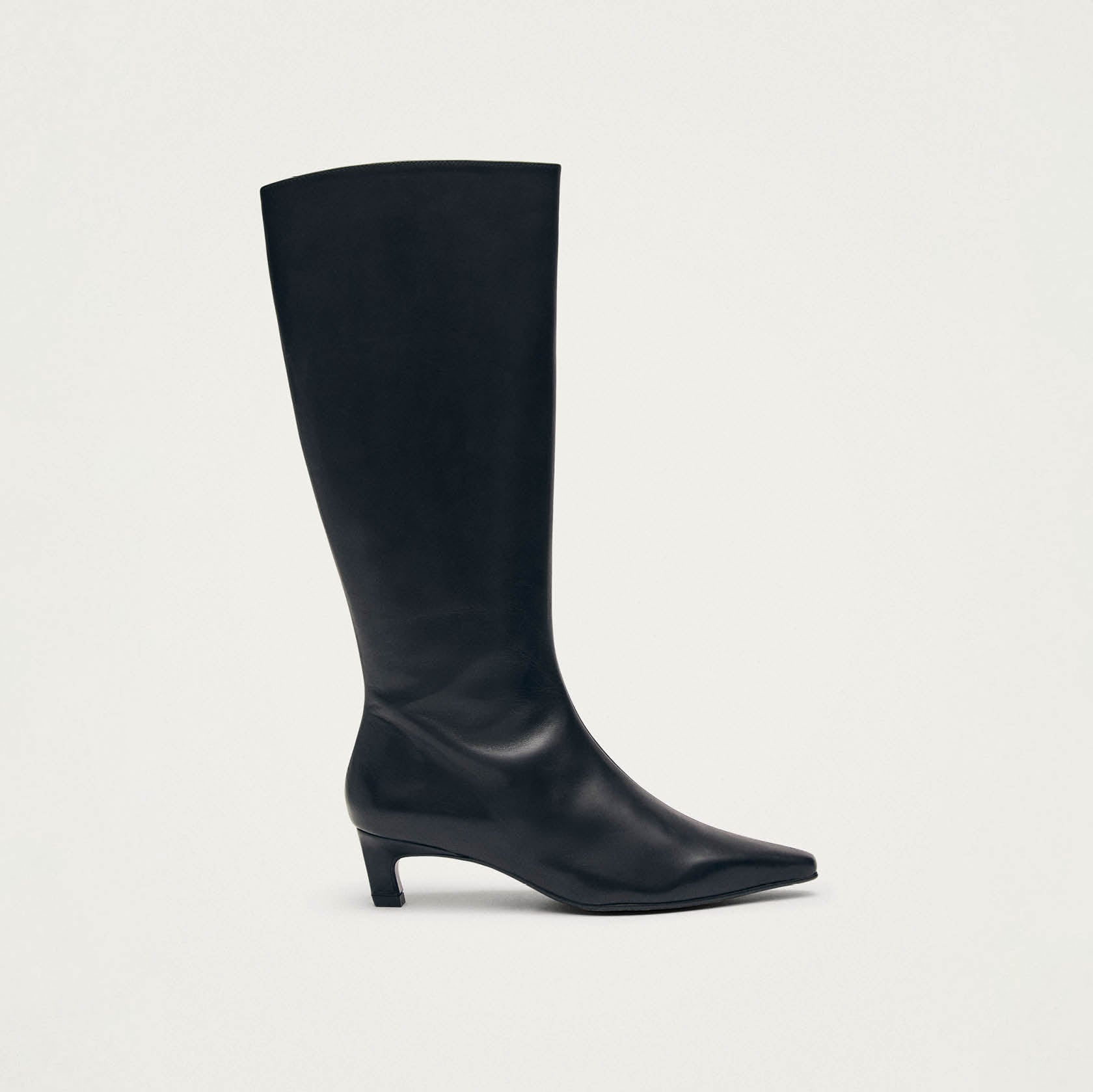Gema Black Leather Boots - Image 3