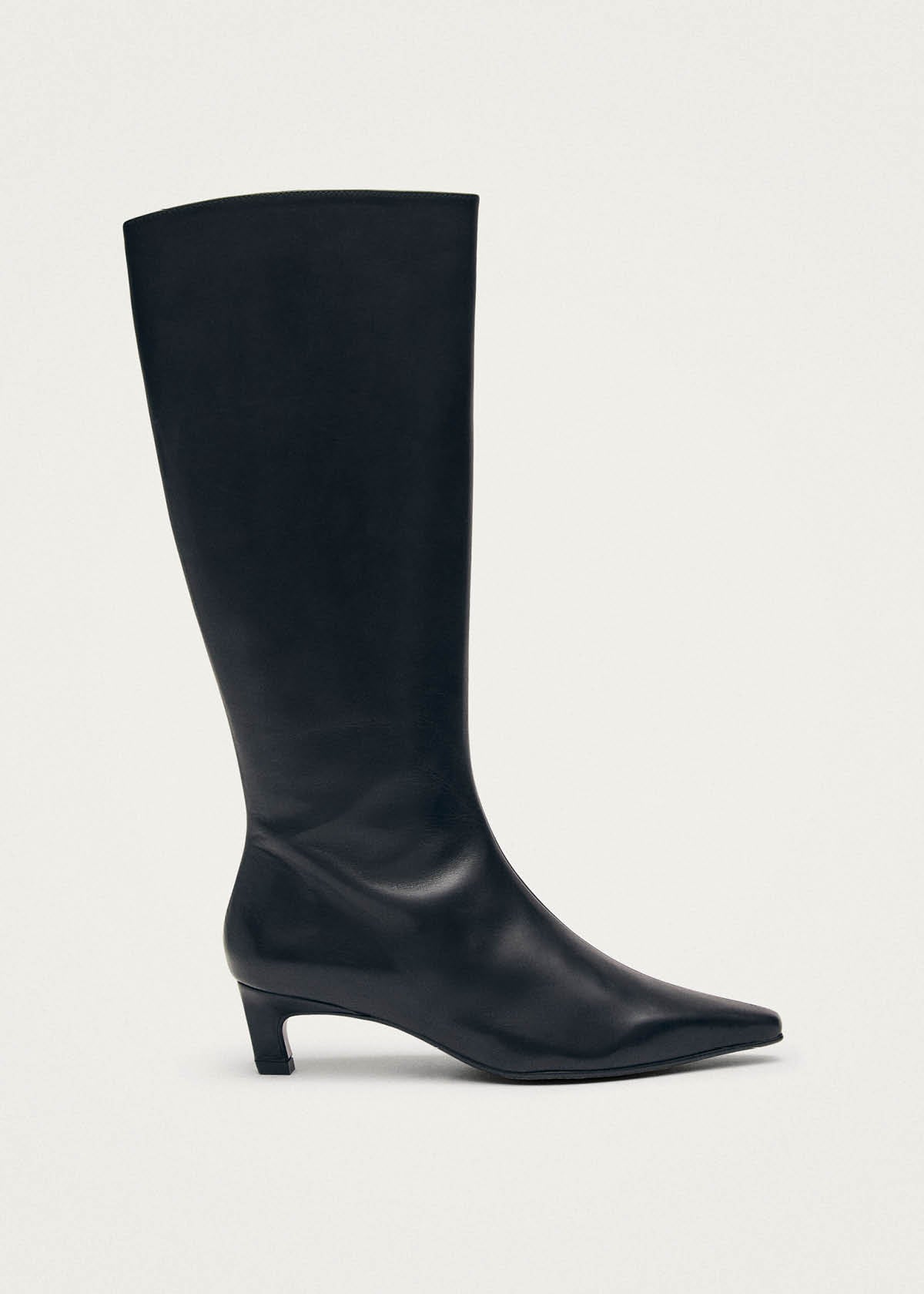 Gema Black Leather Boots