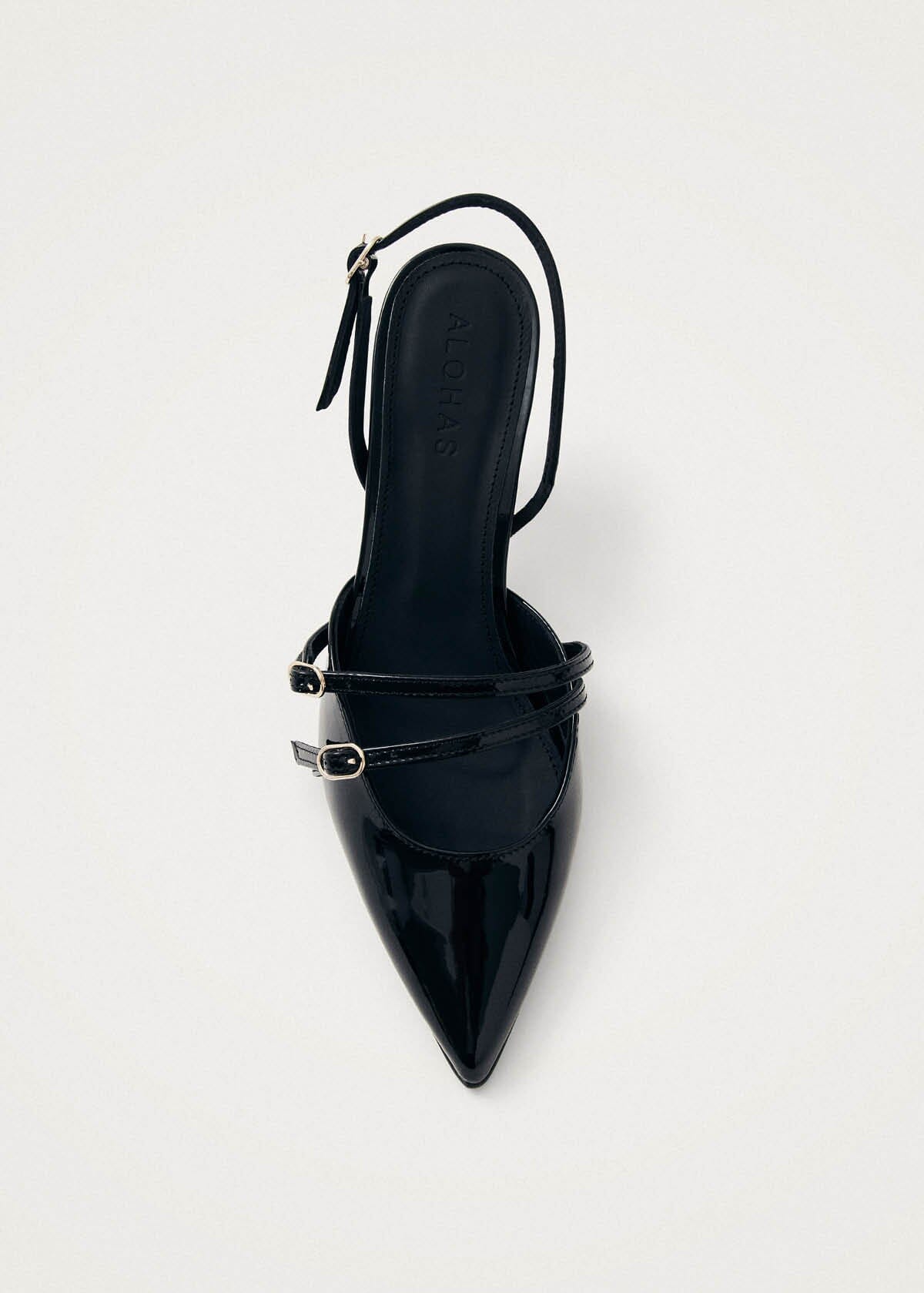 Joelle Black Patent Leather Pumps - Image 5