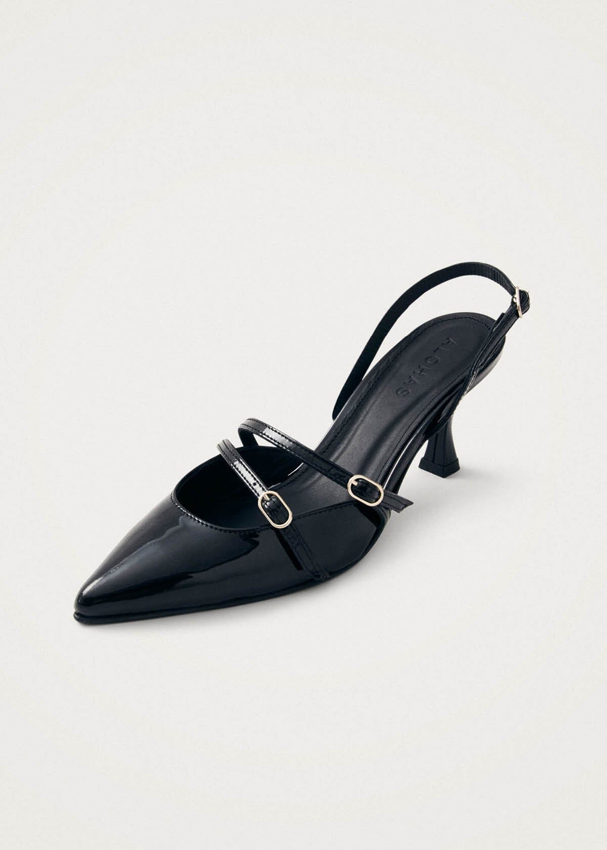 Joelle Black Patent Leather Pumps - Image 6