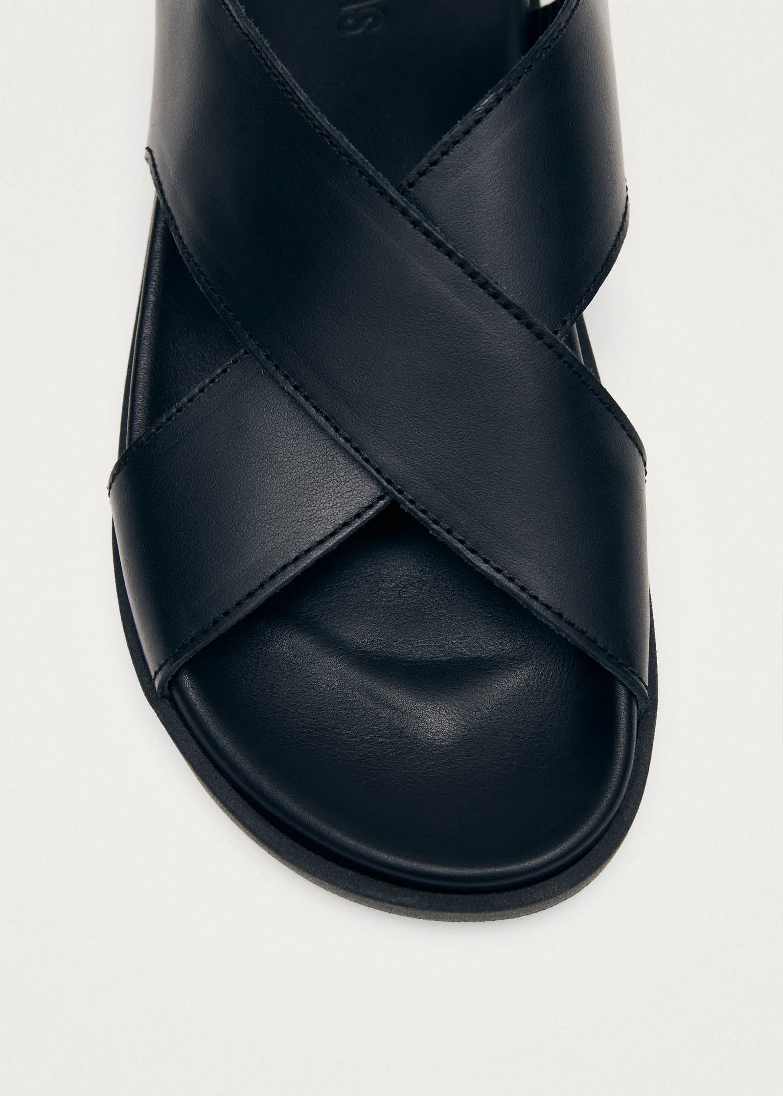 Nico Black Leather Sandals - Image 7