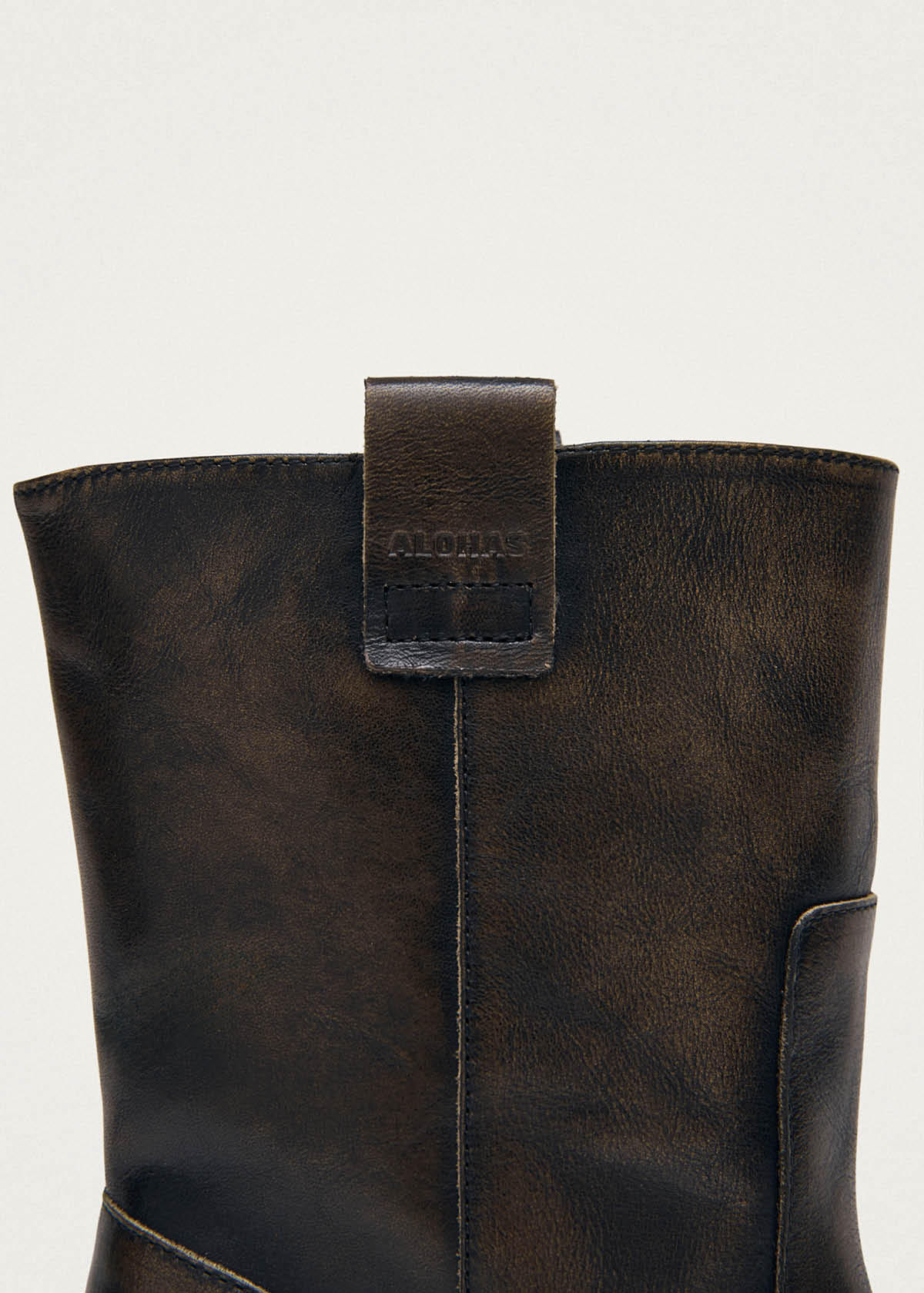 Rajan Brushed Brown Leather Boots - Image 5