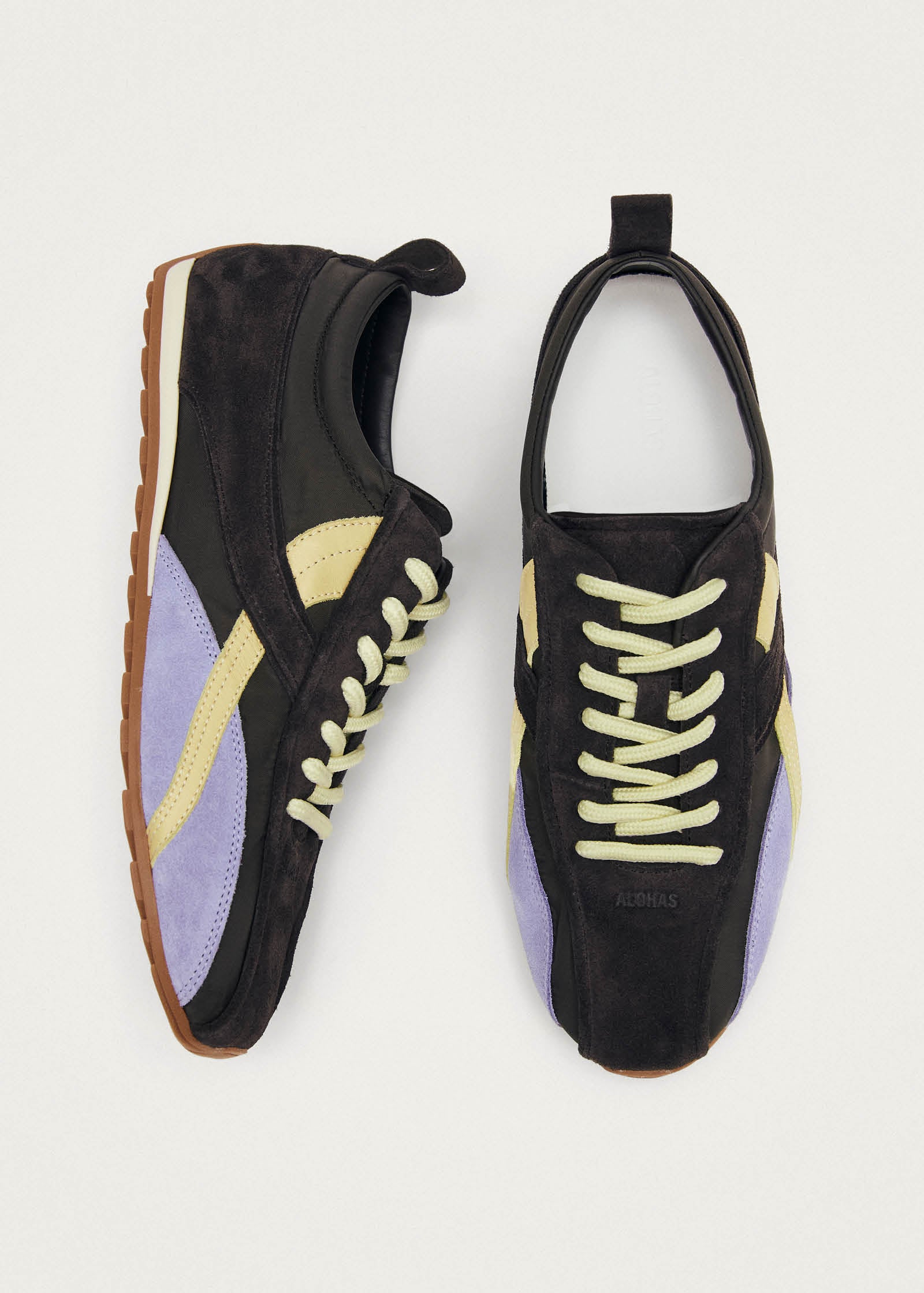 Tb.304 Nylon Brown Leather Sneakers - Image 4