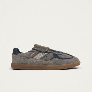 Tb.490 Club Suede Dark Grey Leather Sneakers