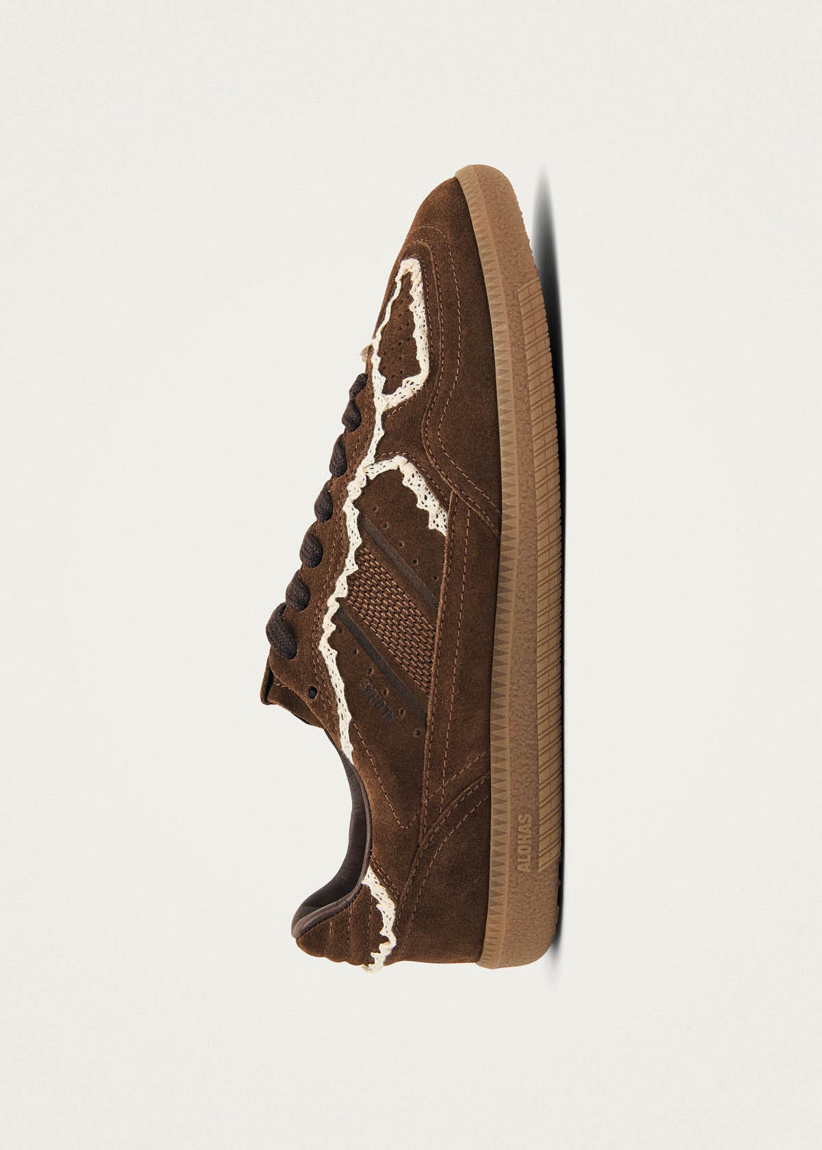 Tb.490 Crochet Chocolate Leather Sneakers - Image 4