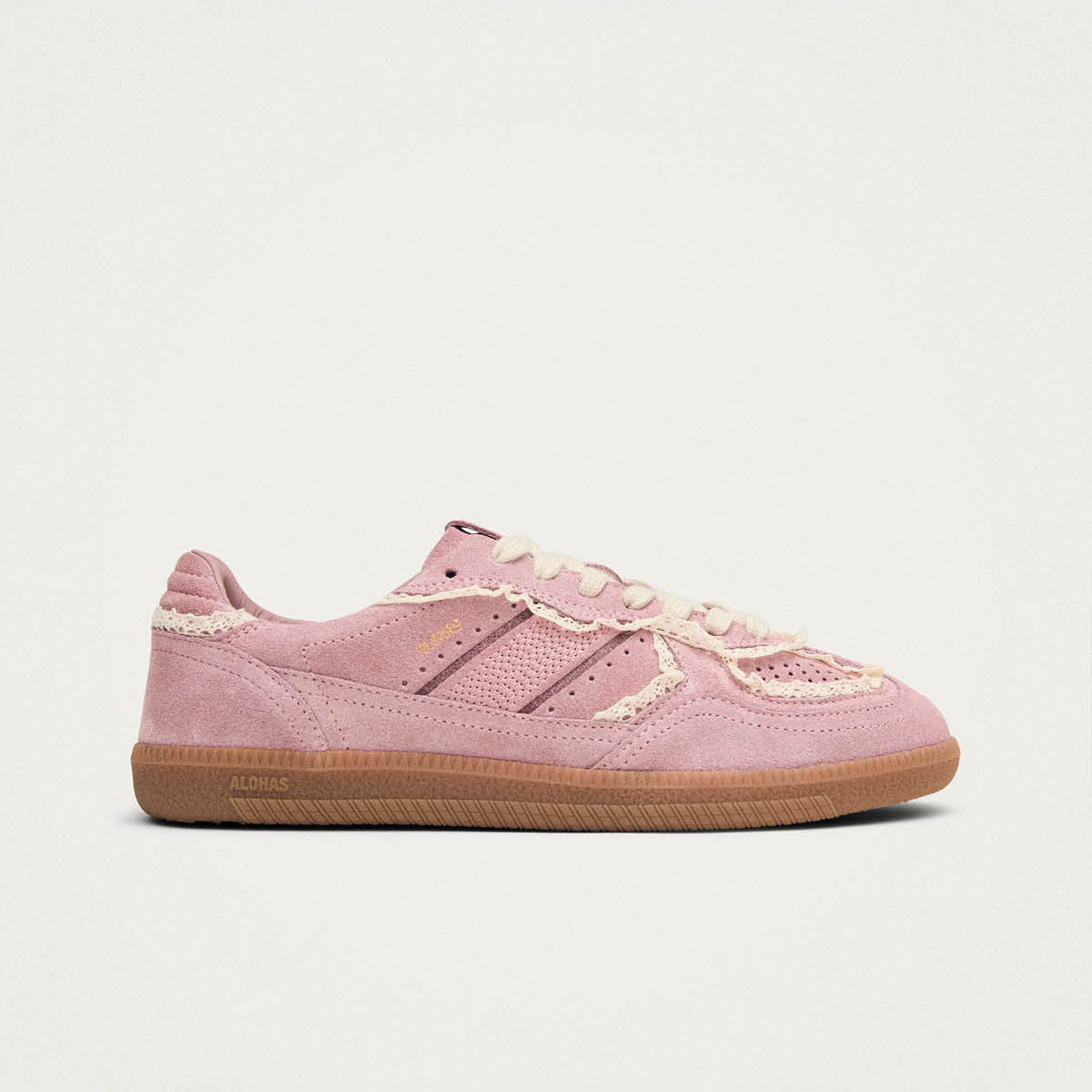 Tb.490 Crochet Pink Leather Sneakers - Image 3