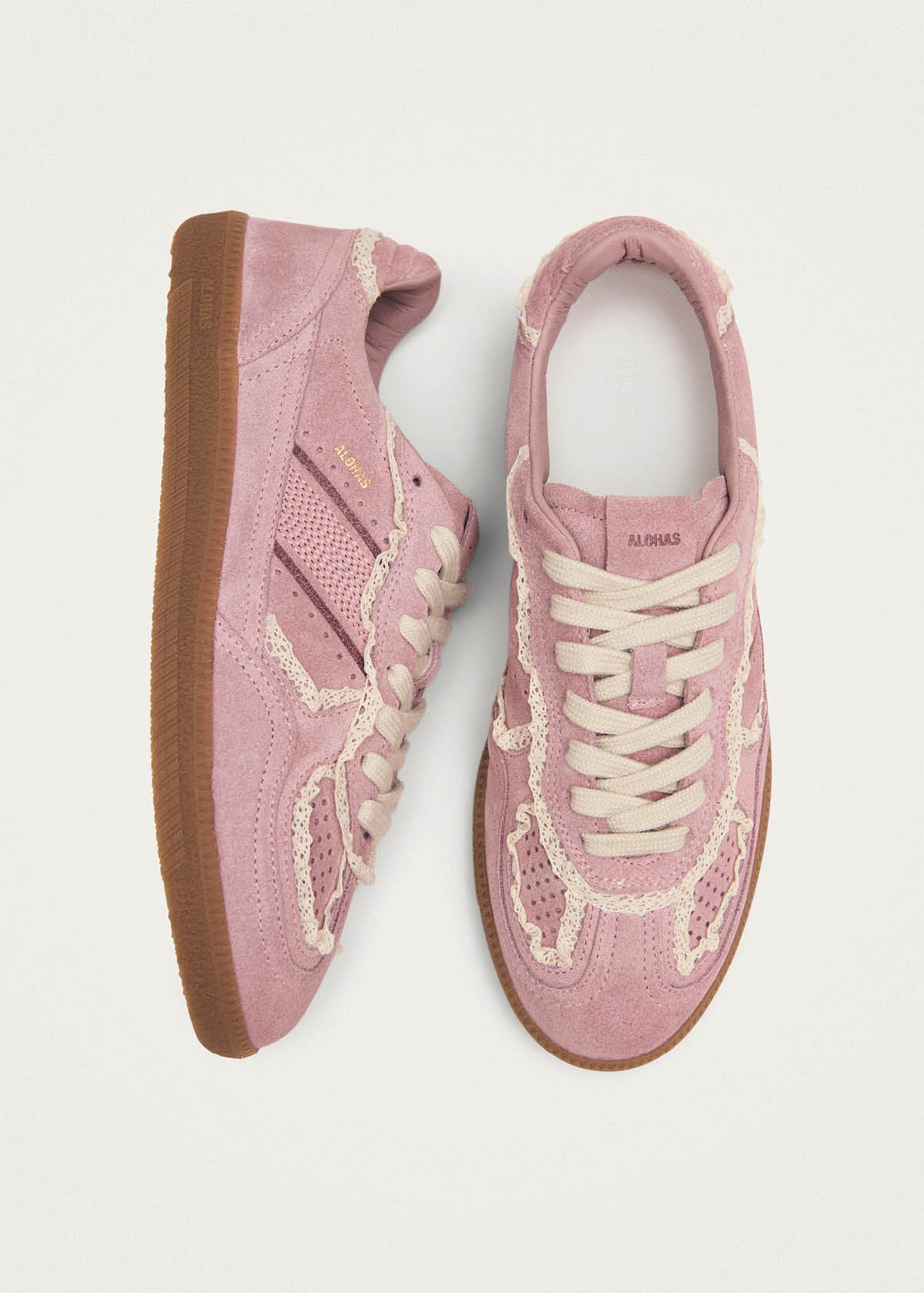 Tb.490 Crochet Pink Leather Sneakers - Image 8