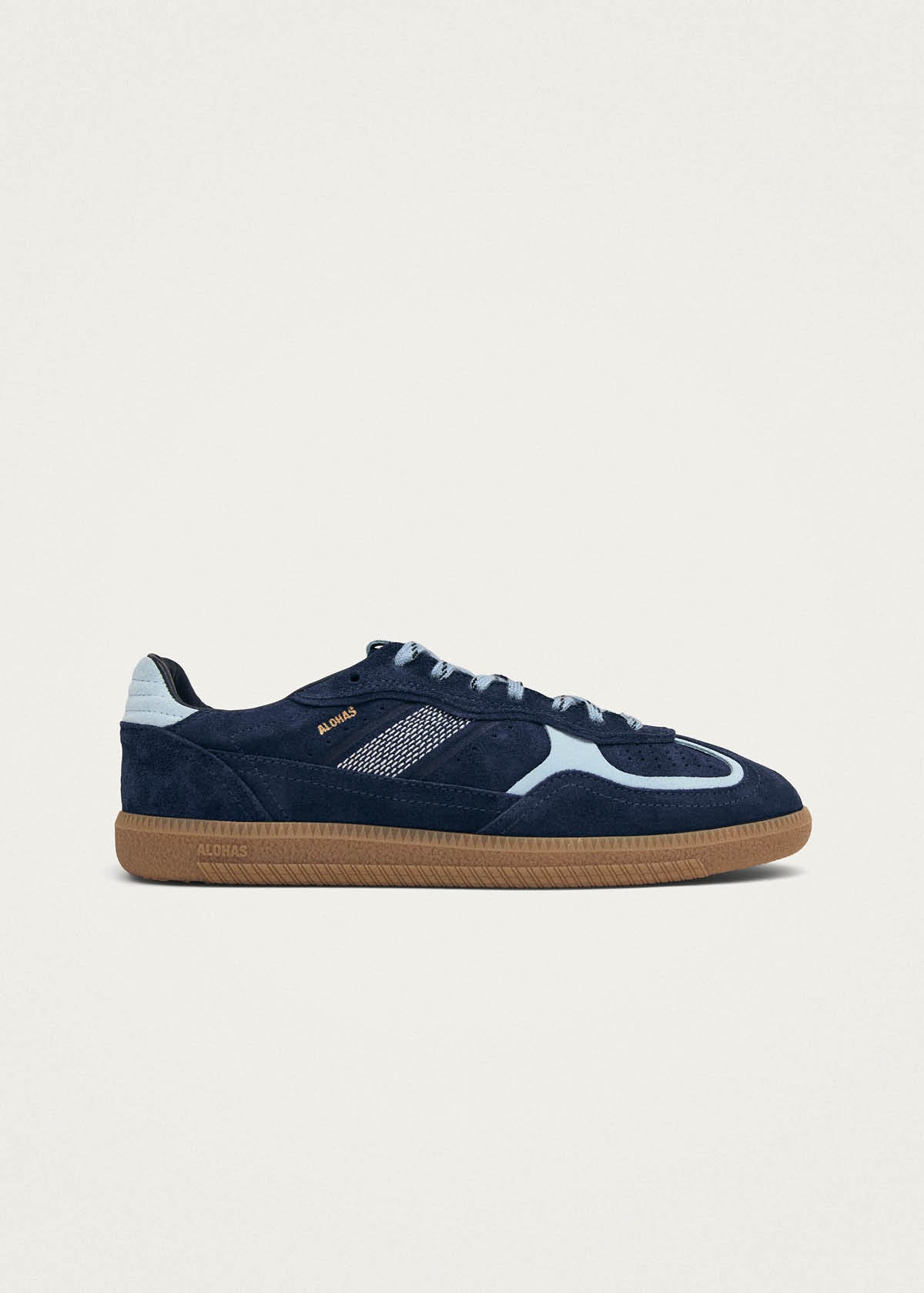 Tb.490 Rife Blue Tones Leather Sneakers