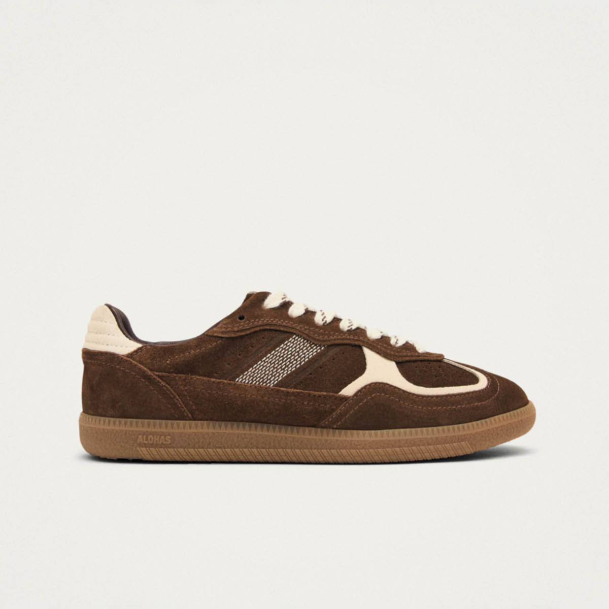 Tb.490 Rife Cocoa & Off White Leather Sneakers - Image 3