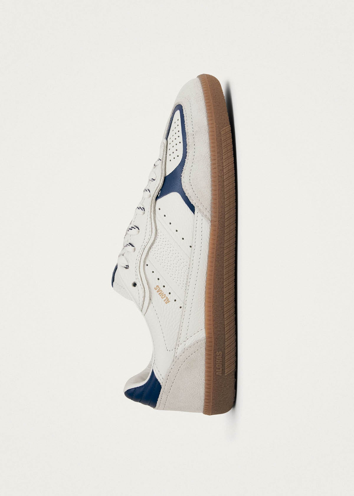 Tb.490 Rife Grain White Navy Leather Sneakers - Image 5