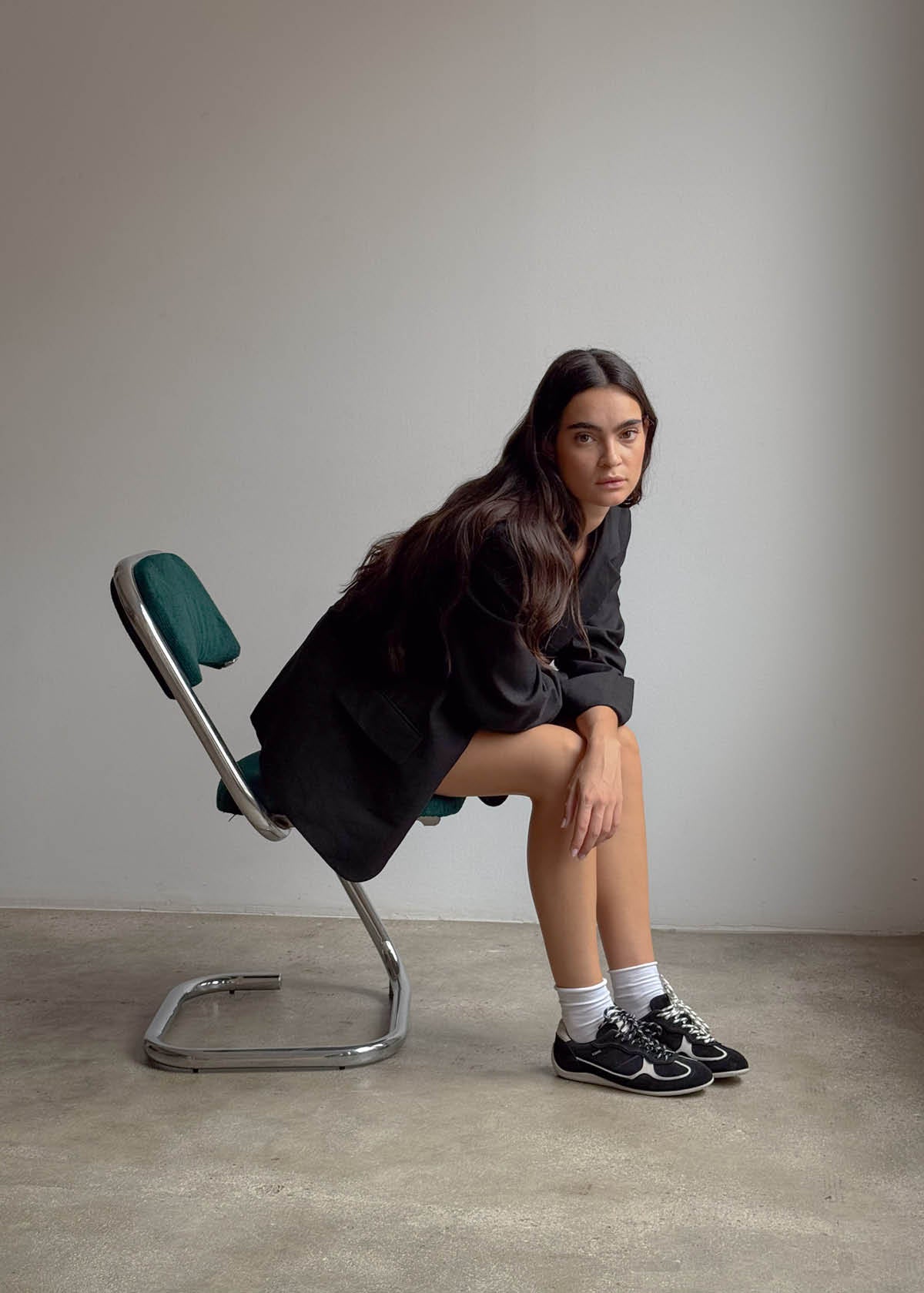 Tb.91 Suede Black Leather Sneakers - Image 2