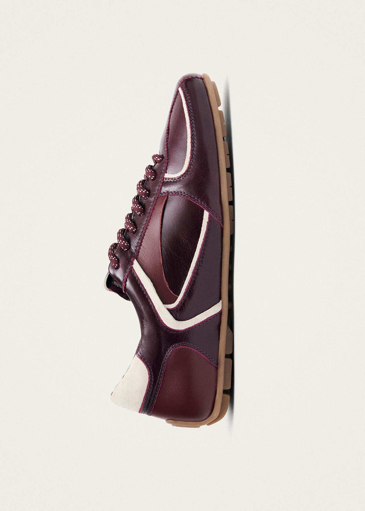 Tb.970 Burgundy Leather Sneakers - Image 5