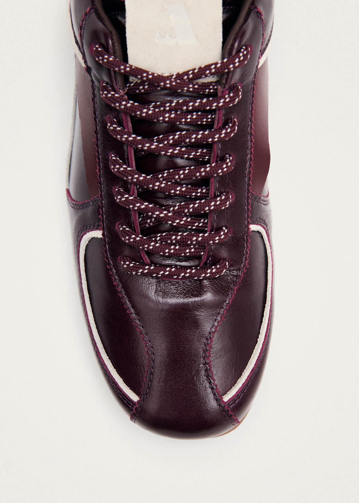 Tb.970 Burgundy Leather Sneakers - Image 7