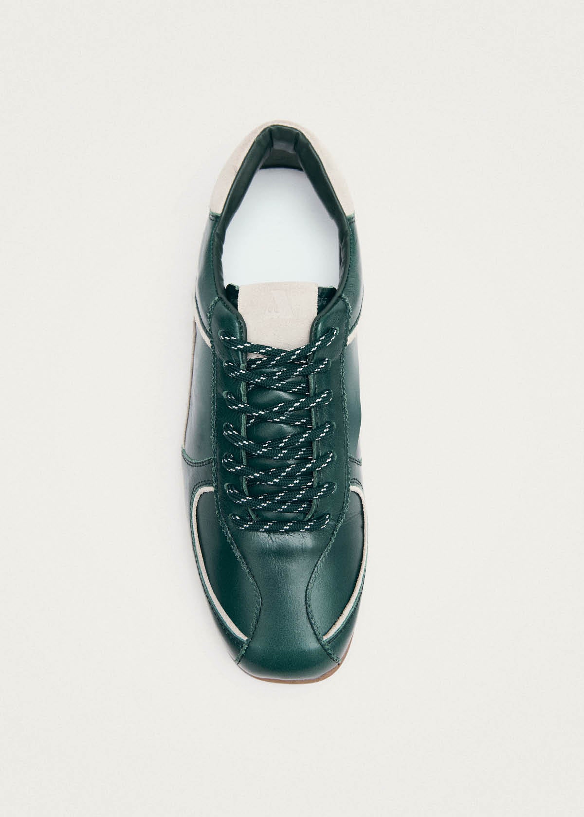 Tb.970 Dark Green Leather Sneakers - Image 4
