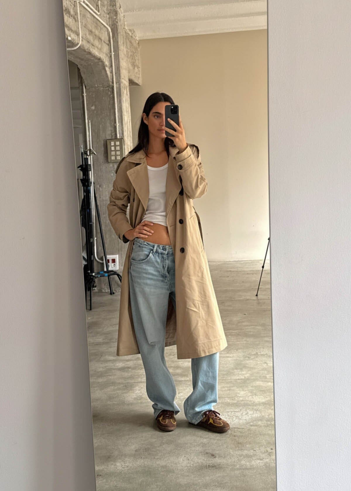 Tb.490 Rife Chocolate Brown Leather Sneakers - Image 2