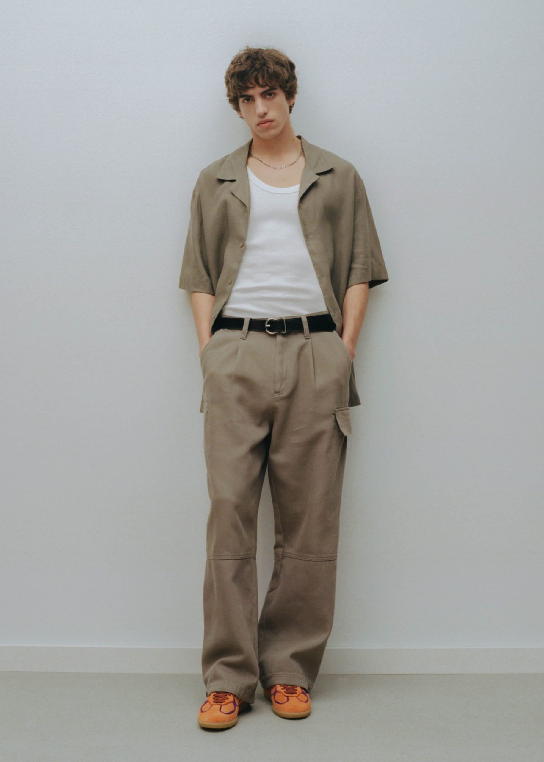 Tb.490 Rife Orange Leather Sneakers - Image 7