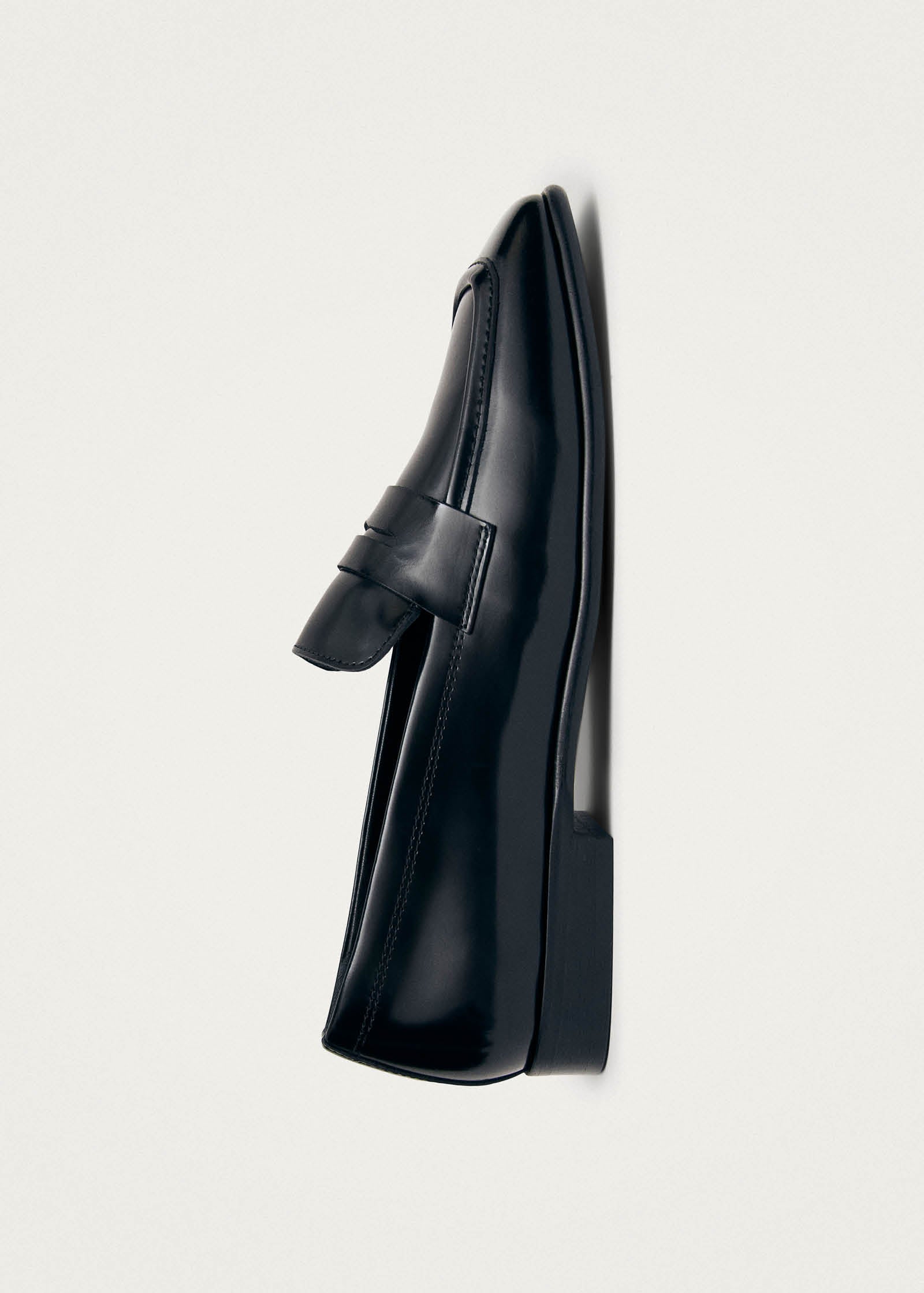 Zaha Black Leather Loafers - Image 4