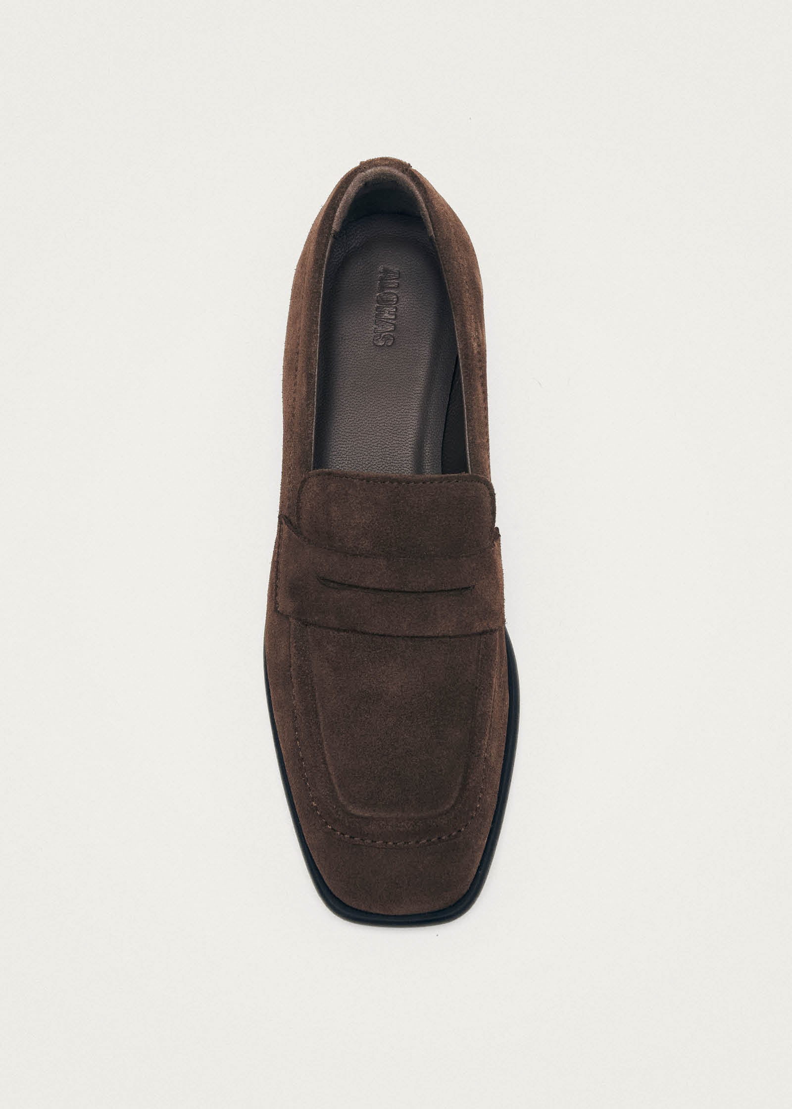 Zaha Suede Brown Leather Loafers - Image 5